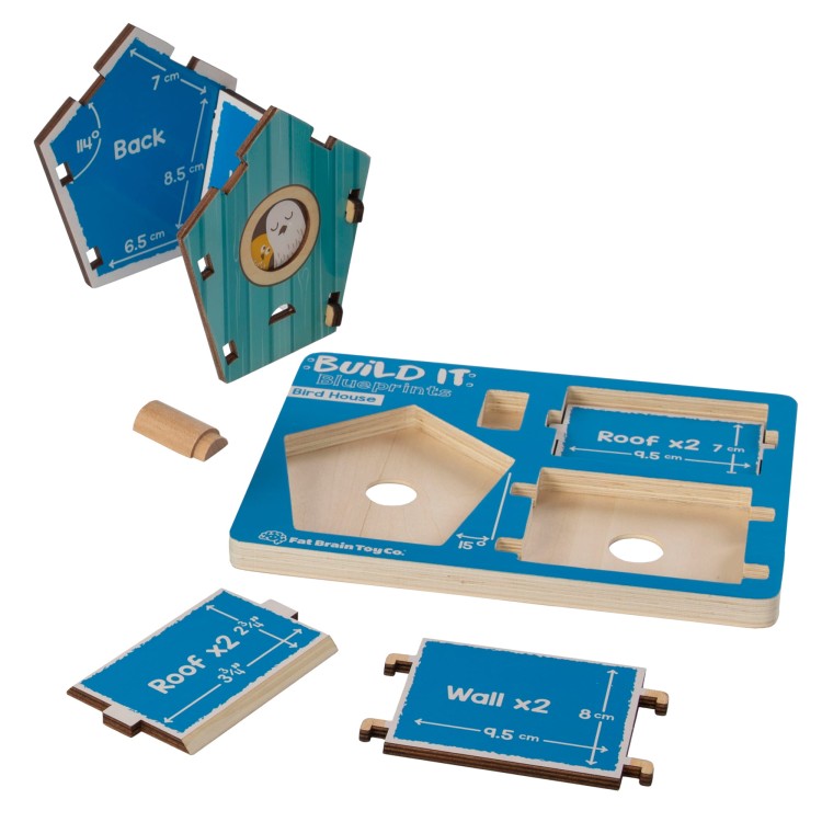 Karmnik układanka 3D puzzle architektoniczne Fat Brain Toys 7