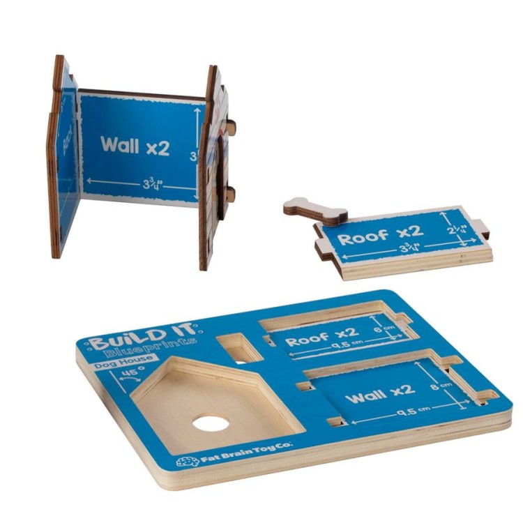 Buda dla psa układanka 3D puzzle architektoniczne Fat Brain Toys 4