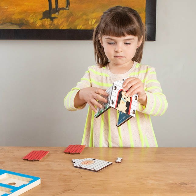 Buda dla psa układanka 3D puzzle architektoniczne Fat Brain Toys 5