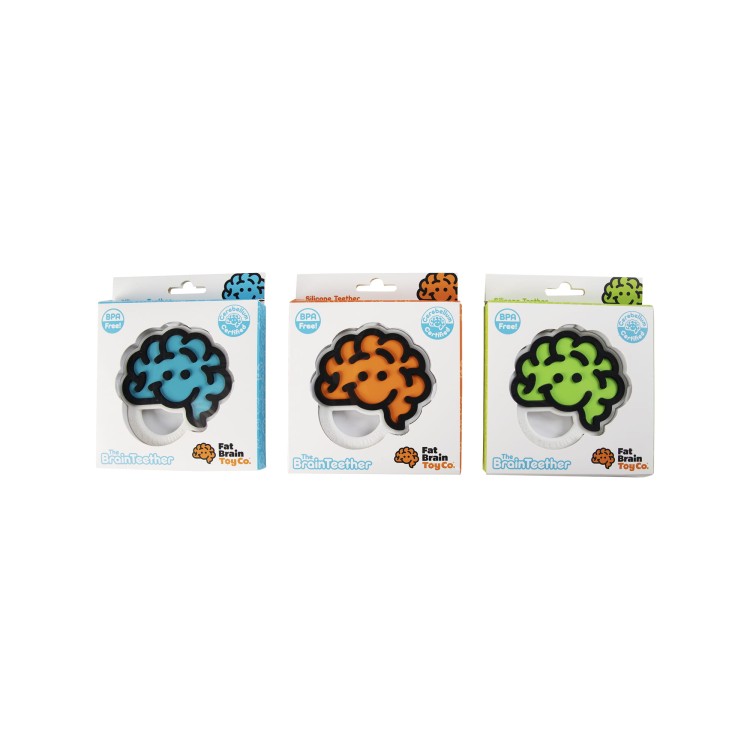 Gryzak zielony mózg logo Fat Brain Toys 3