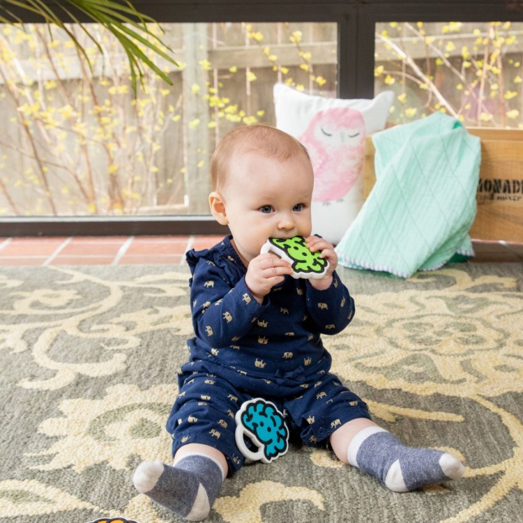 Gryzak zielony mózg logo Fat Brain Toys 6