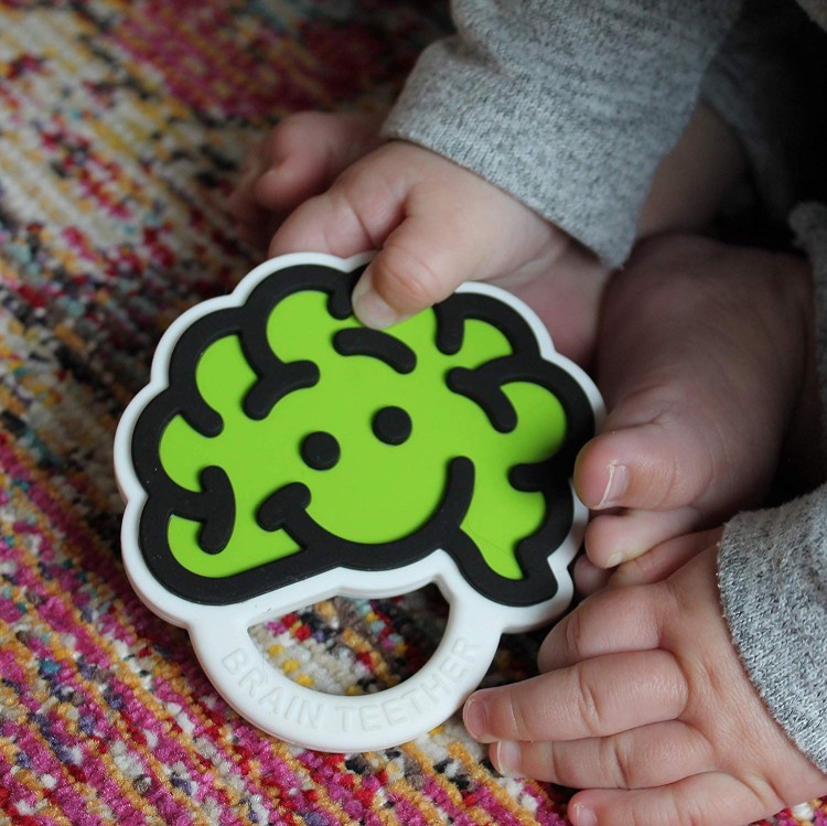 Gryzak zielony mózg logo Fat Brain Toys 7
