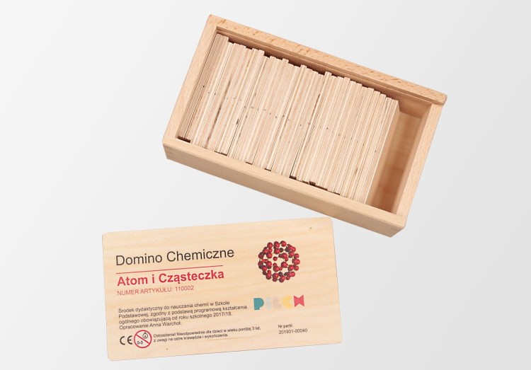 Domino chemiczne Atom i cząsteczka Pilch 2