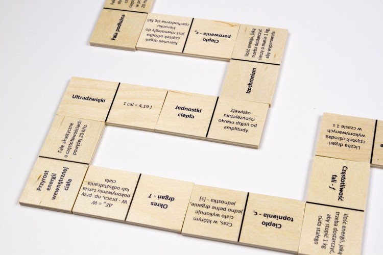 Domino fizyczne Przemiany energii Ruch drgający Pilch 2