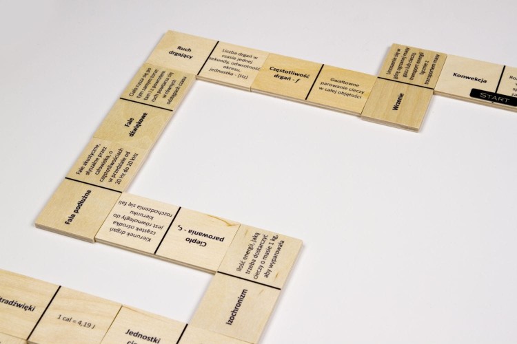 Domino fizyczne Przemiany energii Ruch drgający Pilch 5