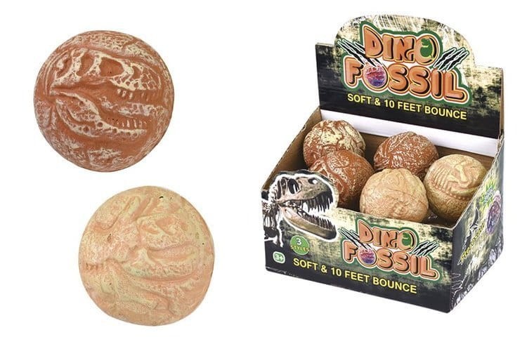 Piłka gniotek Dino odbijająca się 1