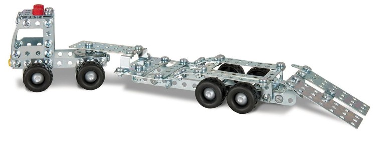 Laweta z koparką klocki metalowe 375 el eitech c310 konstrukcja 3