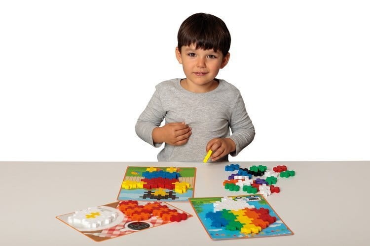 klocki plus-plus midi 60 el puzzle obrazkowe basic 4