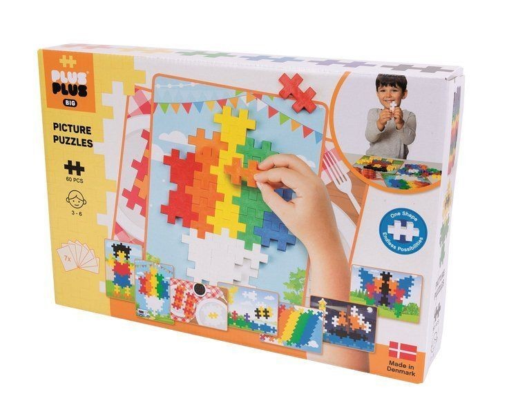 klocki plus-plus midi 60 el puzzle obrazkowe basic 1