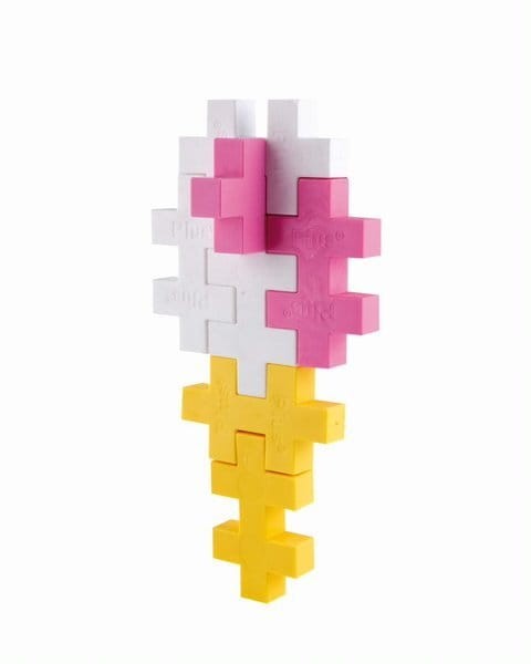 klocki plus-plus midi 60 el puzzle obrazkowe pastel 9