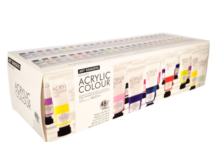 Farby akrylowe 48 x 22 ml Art Rangers
