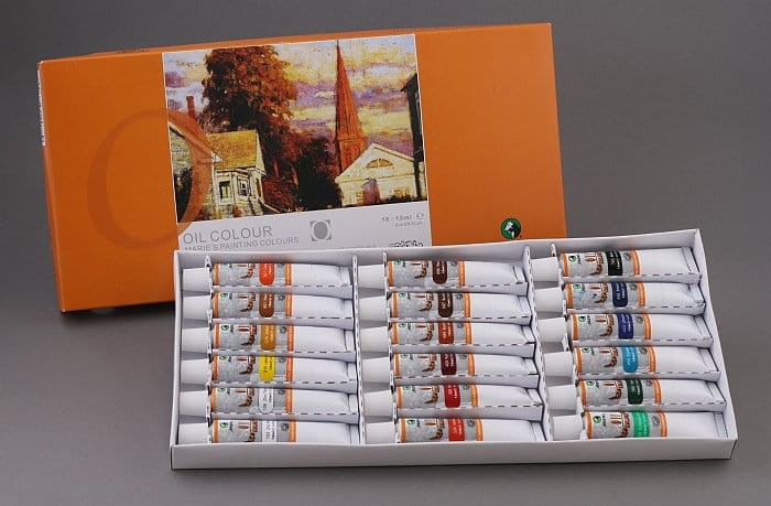 Farby olejne 18x12ml Marie's