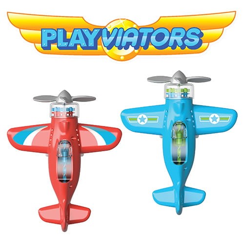 Sprytny samolot z ruchomym śmigłem playviators Fat Brain Toys