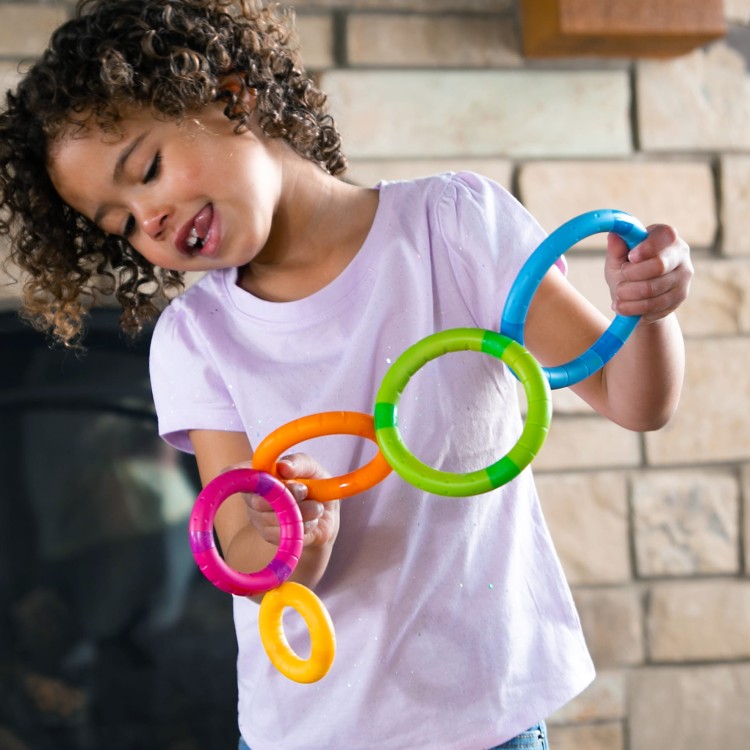 Sprytne kółeczka magnetyczne 5 szt TinkerRings Fat Brain Toys 5