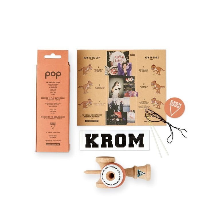 Kendama KROM POP FADE L.E. gra zręcznościowa raspberry 5