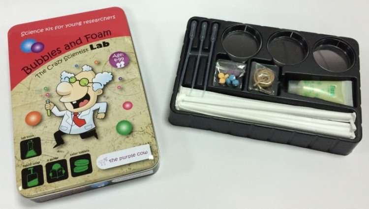 Zestaw do robienia eksperymentów BAŃKI I PIANA The Purple Cow