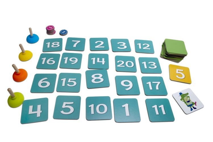 Gra matematyczna Modny Krokodyl BS Toys 2