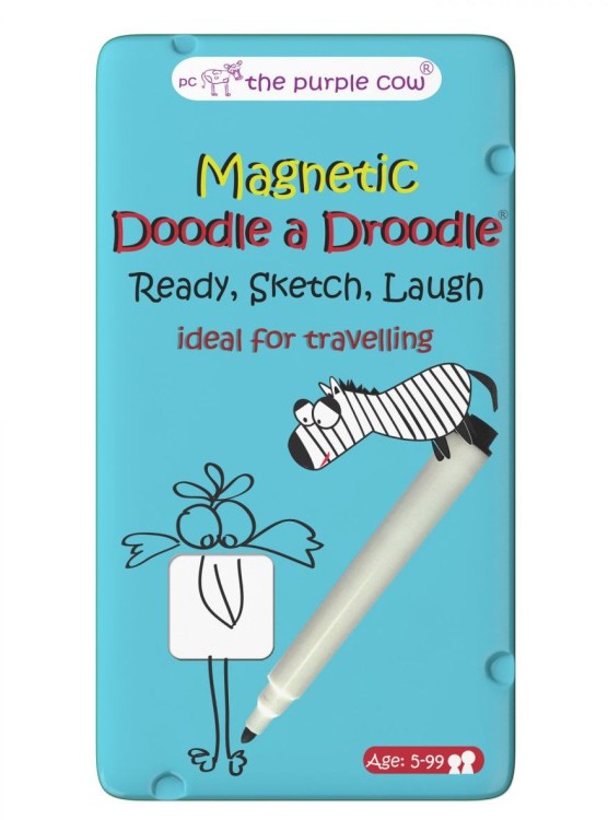 Gra magnetyczna Doodle a droodle szkicowanka The Purple Cow