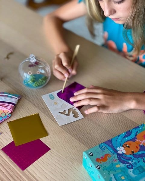 Zestaw artystyczny terrarium syrenka Box candiy 4