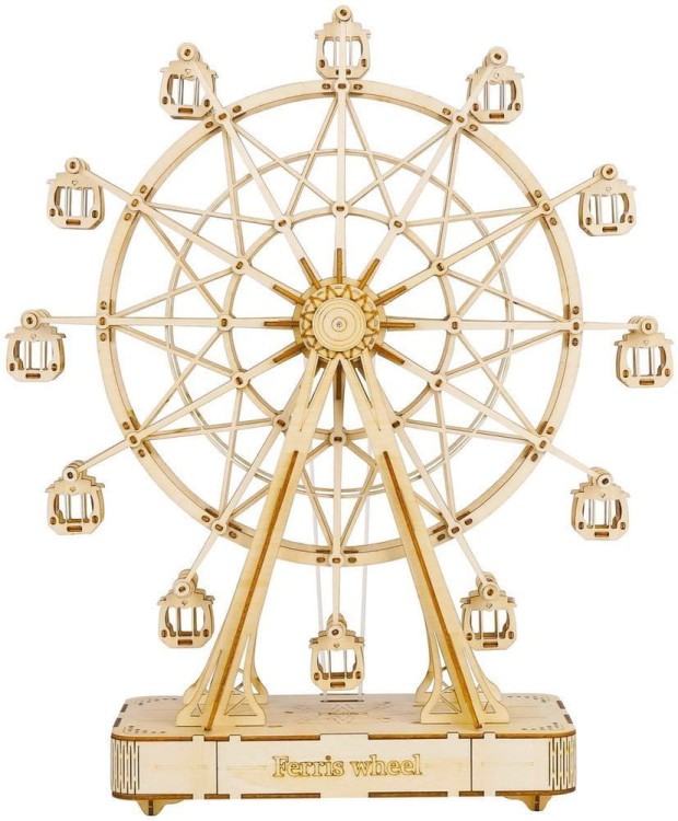 Diabelski młyn pozytywka drewniany model 3D Robotime