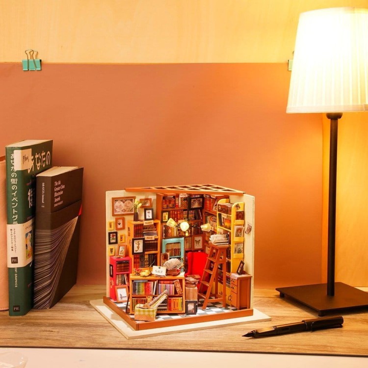Biblioteka Sama DIY mini domek model 3D Robotime 6