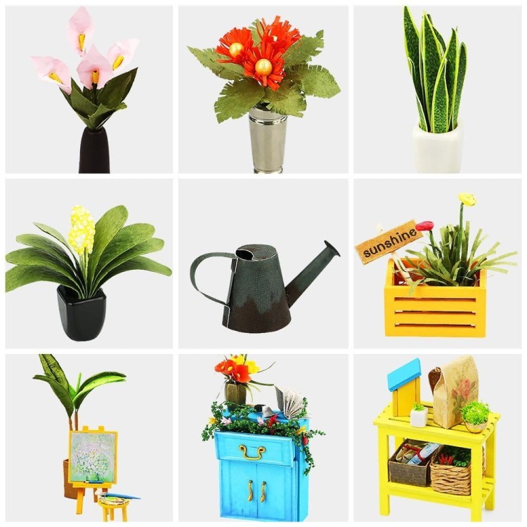 Szklarnia Cathy DIY mini domek model 3D Robotime 6