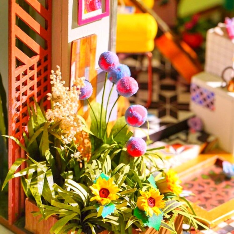 Domek z gankiem DIY mini domek model 3D Robotime 3