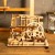 Tor dla kulek drewniany roaller coaster mechaniczny model 3D DIY Robotime 11