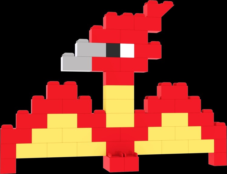 Klocki konstrukcyjne Dinozaury - 750 el. -  The Little Architect 8