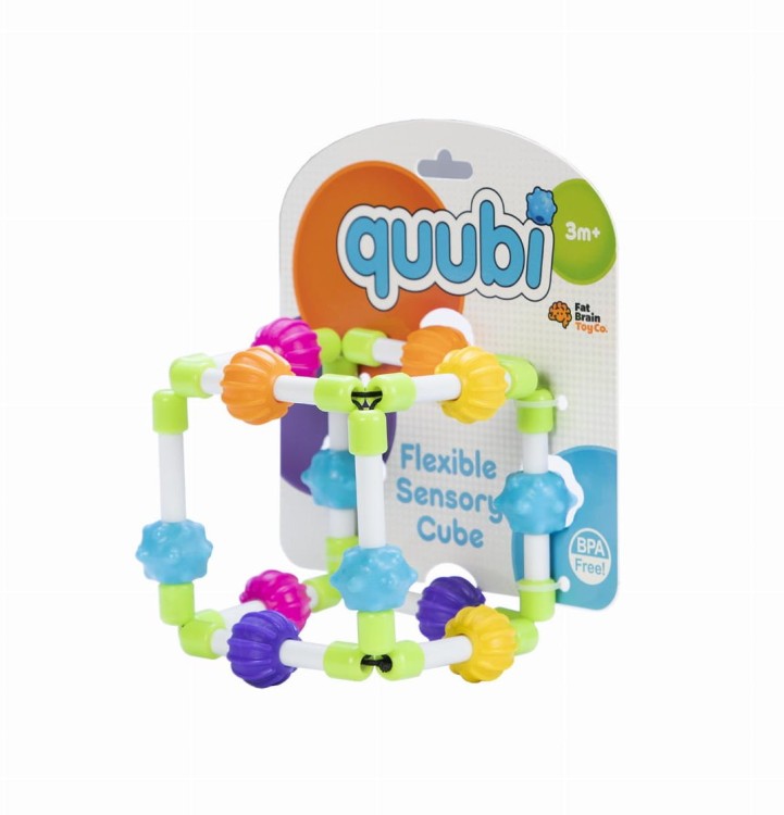 Zabawka sensoryczna sześcianik Quubi - Fat Brain Toys