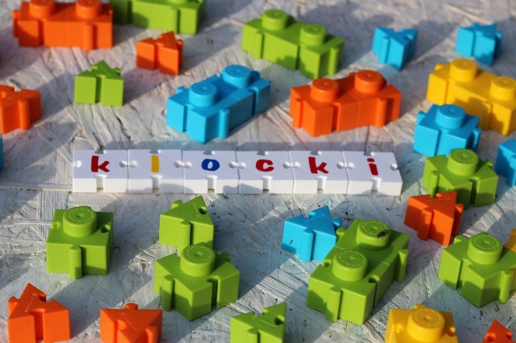 Klocki konstrukcyjne Muzyka i litery 132 el.  Wise 8