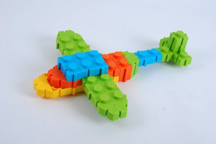 Klocki konstrukcyjne Muzyka i litery 132 el.  Wise 5