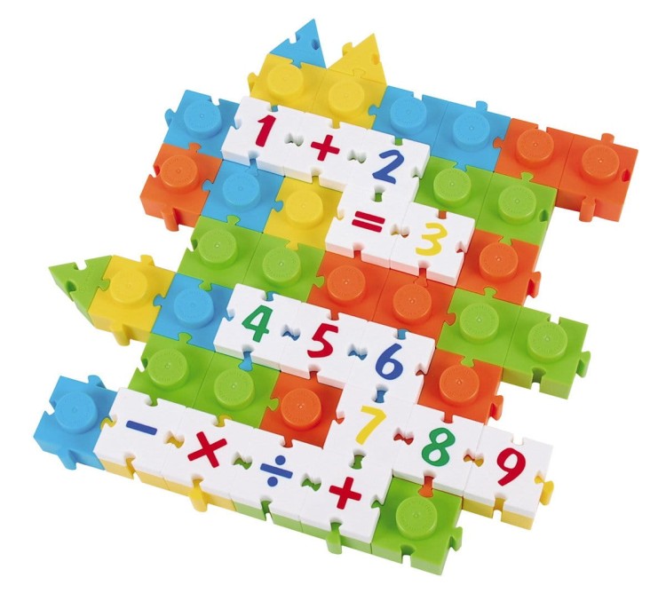 Klocki konstrukcyjne Zwierzęta i cyfry 136 el.  Wise 11