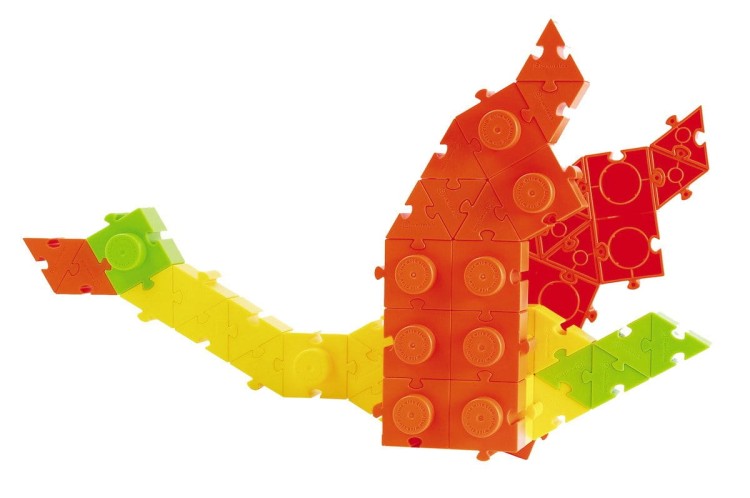 Klocki konstrukcyjne Zwierzęta i cyfry 136 el.  Wise 13