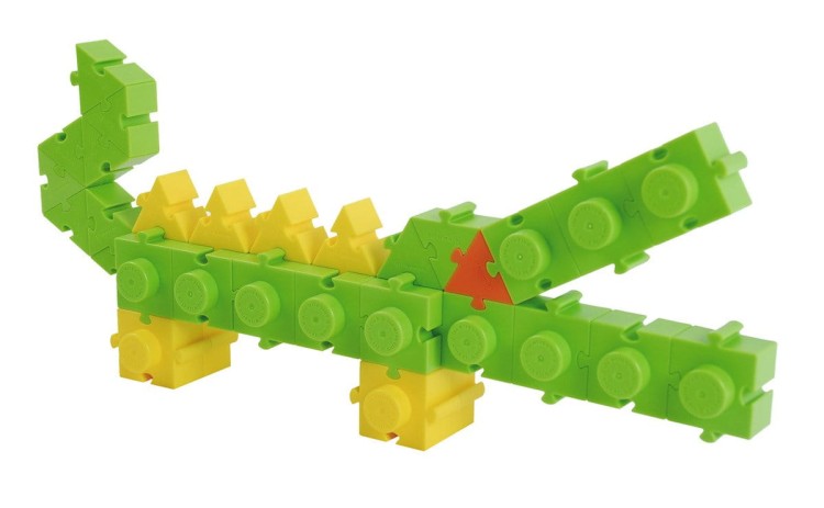 Klocki konstrukcyjne Zwierzęta i cyfry 136 el.  Wise 18