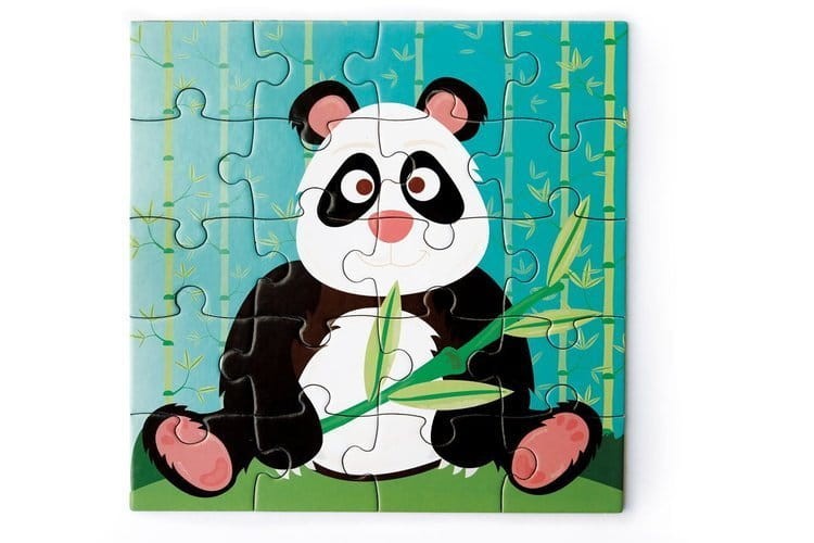 Puzzle magnetyczne Panda 2 obrazki po 20 el. Scratch 1