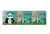 Puzzle magnetyczne Panda 2 obrazki po 20 el. Scratch 4