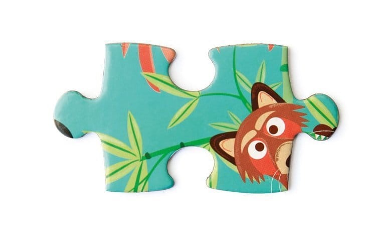 Puzzle magnetyczne Panda 2 obrazki po 20 el. Scratch 5