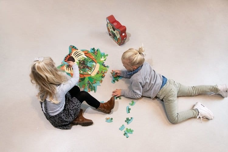 Puzzle konturowe TYGRYS 59 elementów Scratch 3