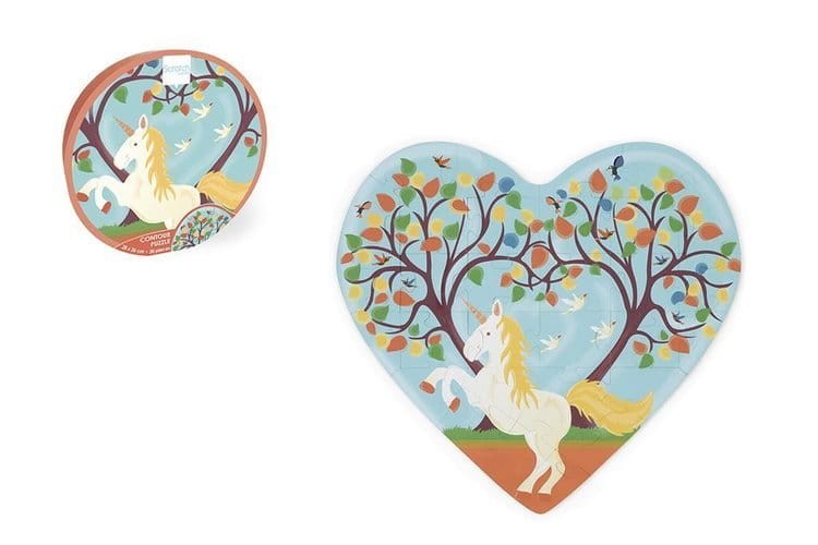 Puzzle konturowe JEDNOROŻEC 30 elementów Scratch