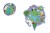 Puzzle konturowe MAPA ŚWIATA 45 elementów Scratch