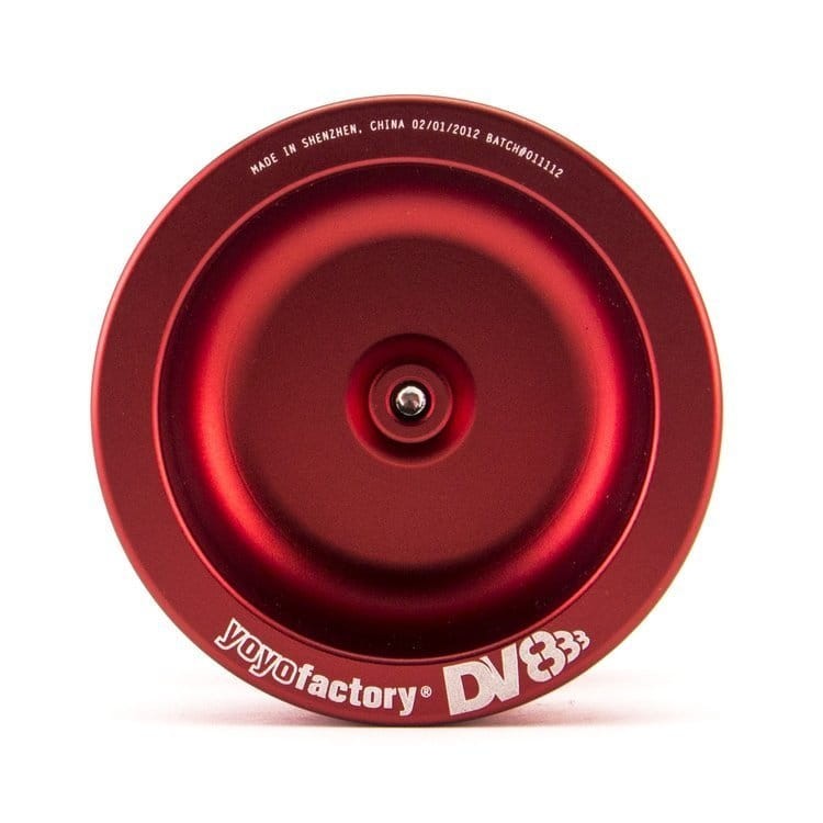Jojo DV888 dla początkujących aluminium Yoyofactory czerwone 2