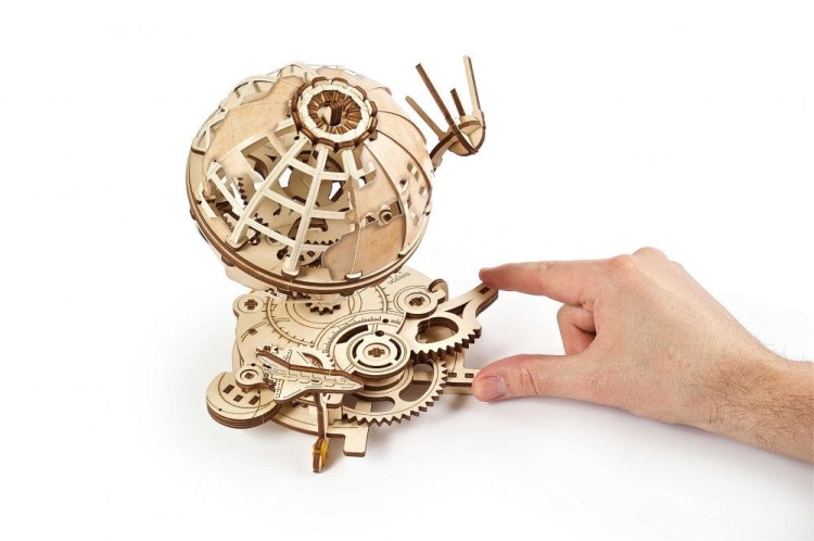Globus model mechaniczny do składania 184 el. Ugears 6
