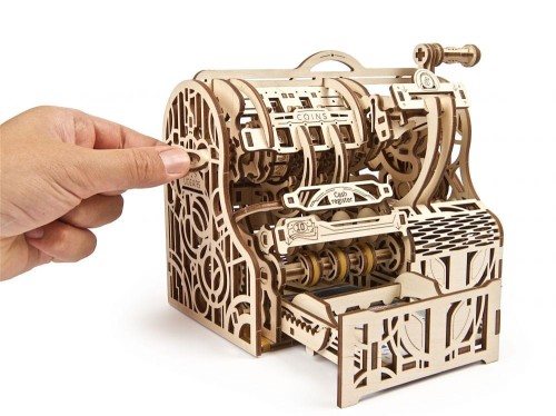 Kasa fiskalna model mechaniczny do składania 405 el. Ugears 1