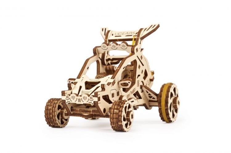 Mini buggy auto model mechaniczny do składania 80 el. Ugears 8