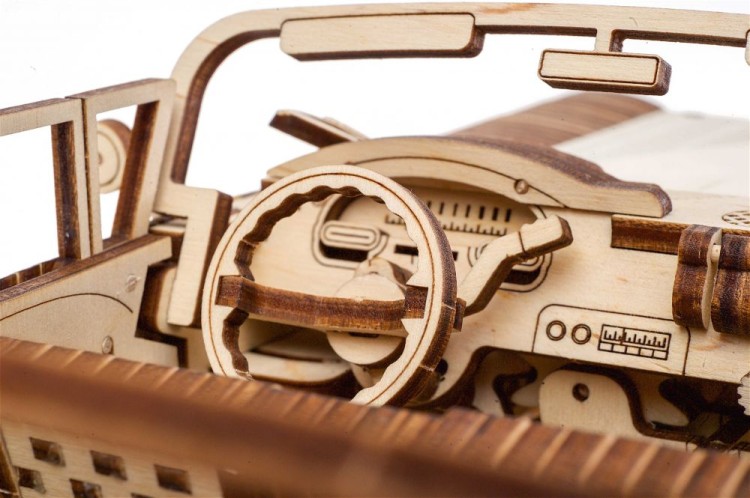 Kabriolet marzeń model mechaniczny do składania 739 el. Ugears 8