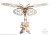 Motyl model mechaniczny do składania 161 el. Ugears 5