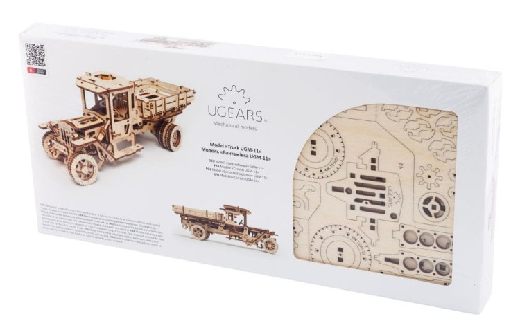 Ciężarówka UGM-11 model mechaniczny do składania 420 el. Ugears 2