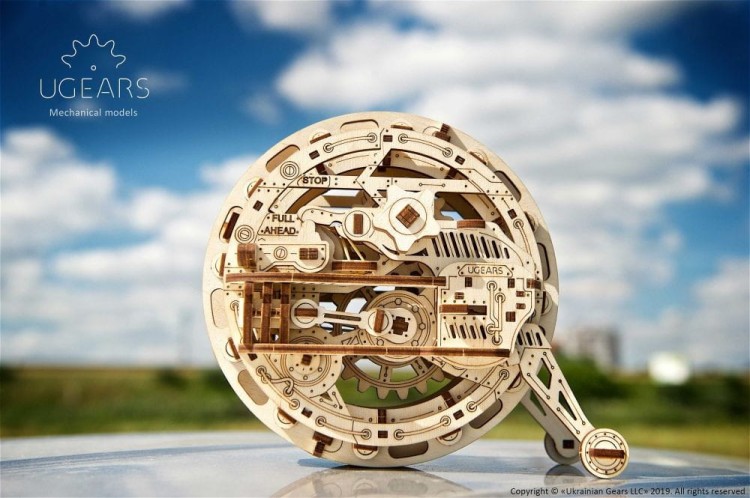 Jednokołowiec model mechaniczny do składania 300 el. Ugears 2