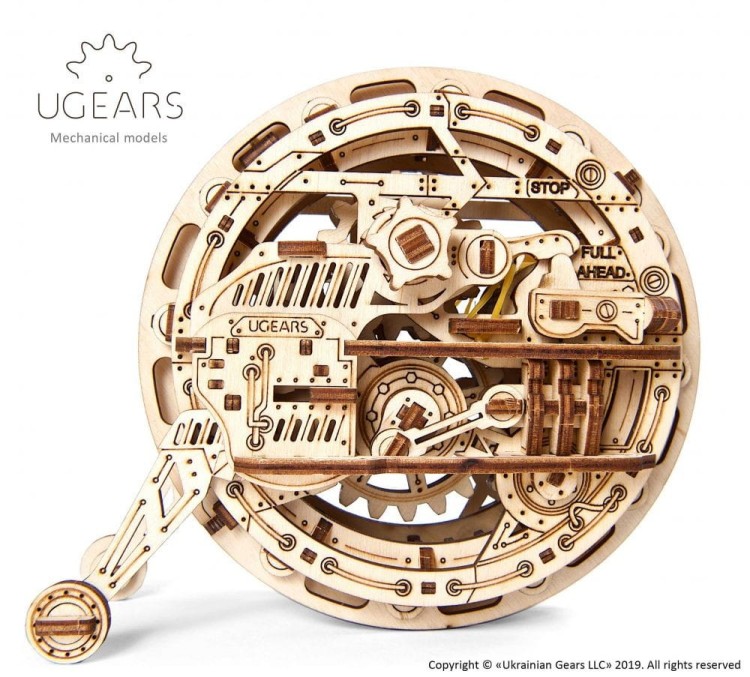 Jednokołowiec model mechaniczny do składania 300 el. Ugears